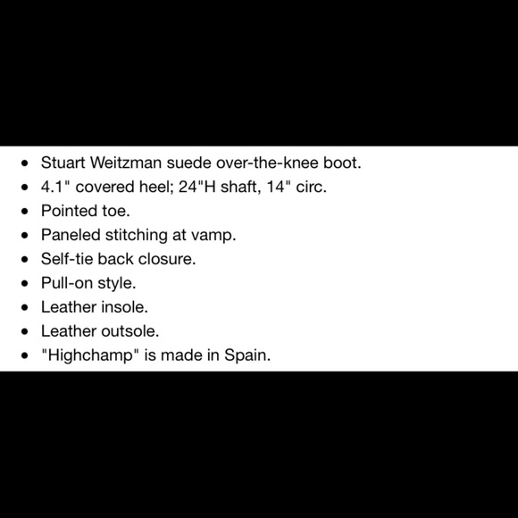 Stuart Weitzman OTK Highchamp Suede Boots - Picture 5 of 8